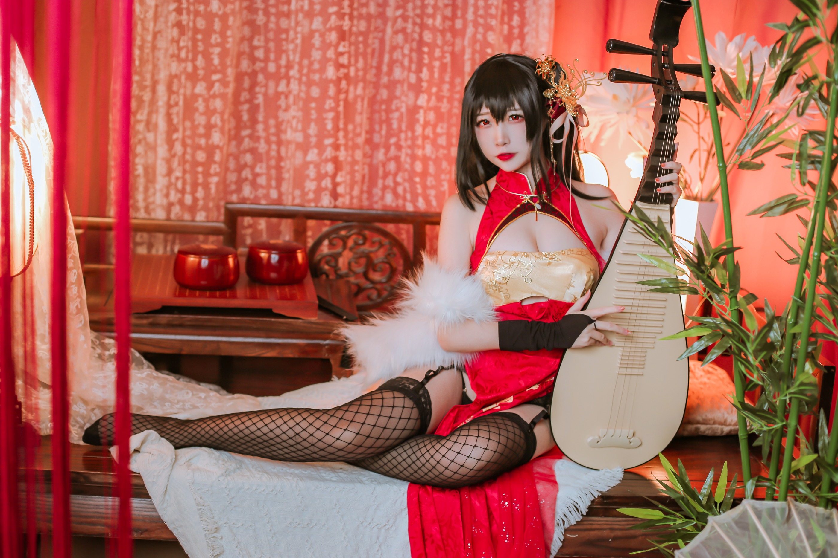 图片[1]-二佐Nisa – NO.062 二佐 大凤旗袍 [41P]-XikXak